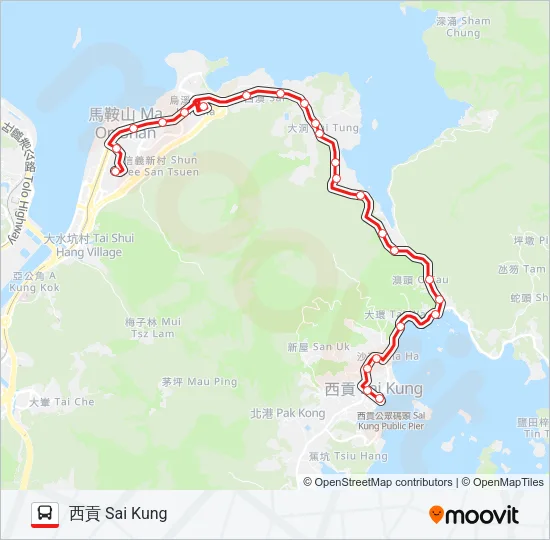 99 Bus Line Map