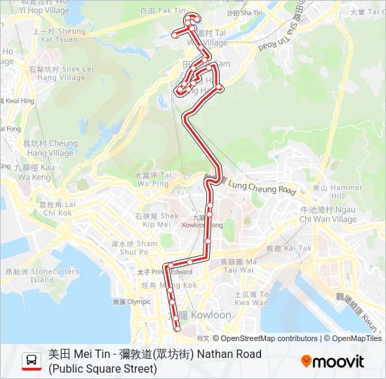 81S Bus Line Map