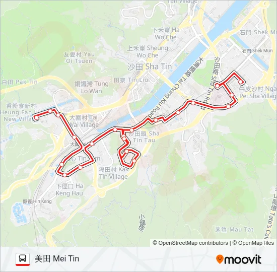 82K Bus Line Map