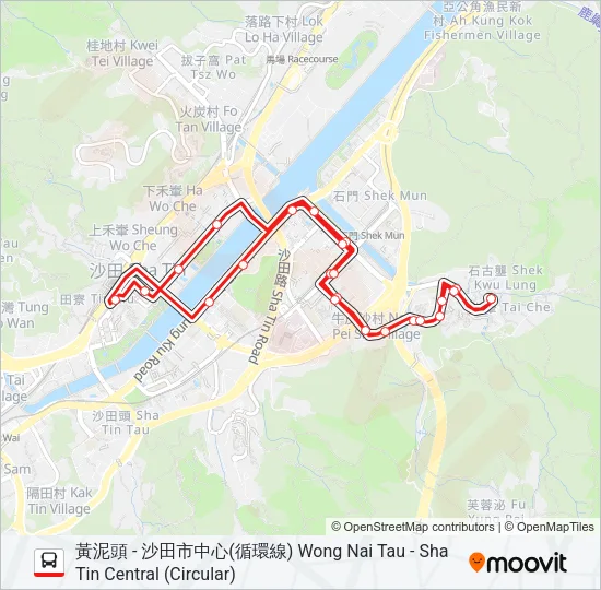 83K Bus Line Map