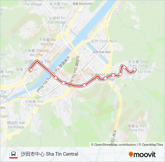 83S Bus Line Map
