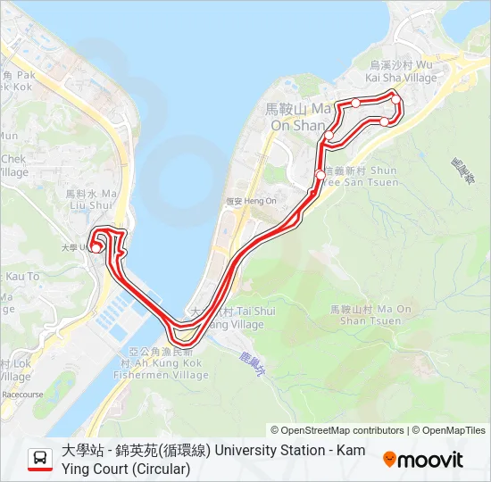 87S Bus Line Map