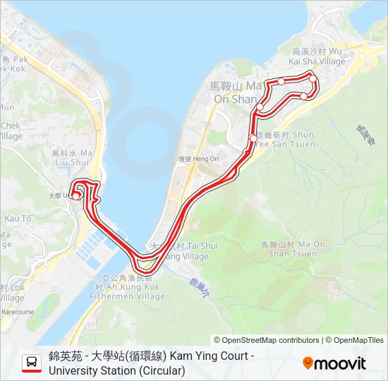 87S Bus Line Map