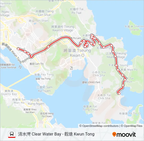 91S Bus Line Map