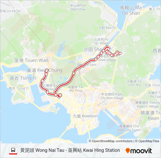240X Bus Line Map