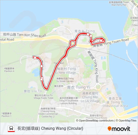 248M bus Line Map