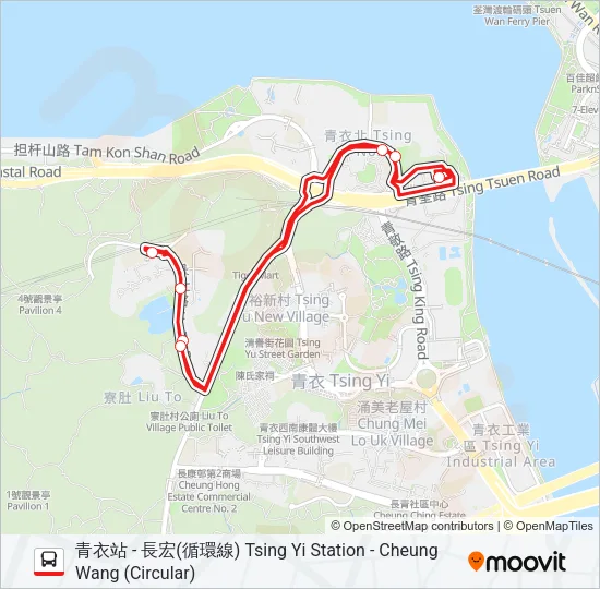 248M Bus Line Map