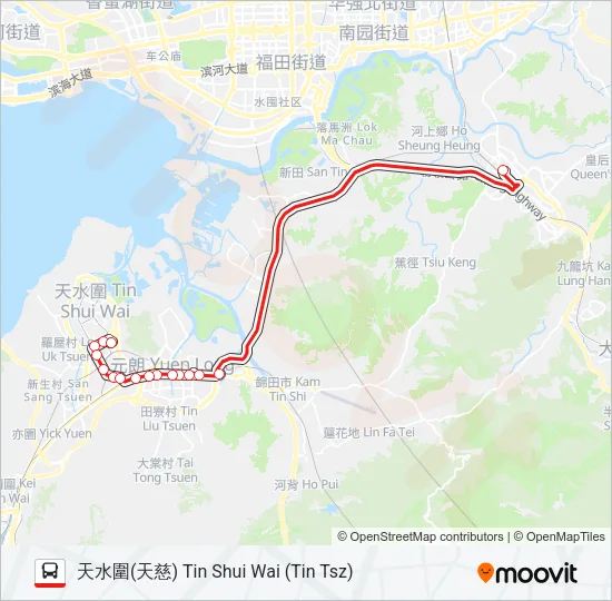 276 Bus Line Map
