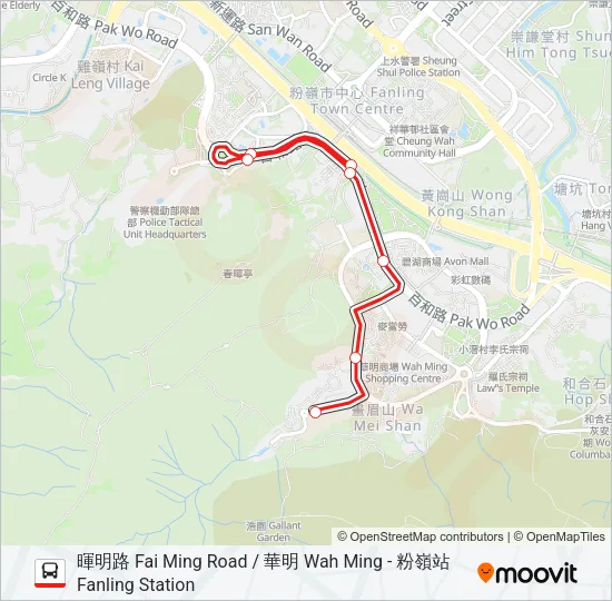 273S Bus Line Map