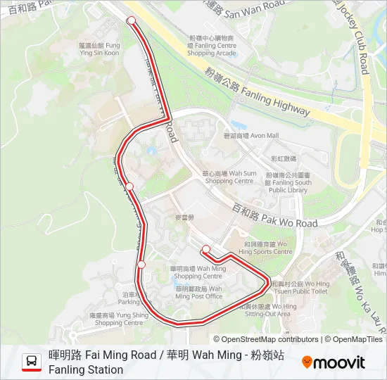 273S Bus Line Map
