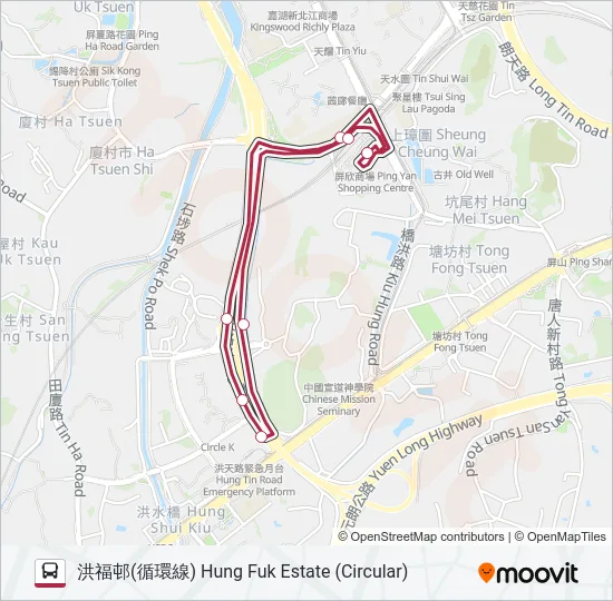 K75S Bus Line Map