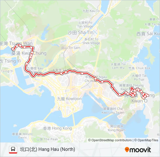 290 Bus Line Map