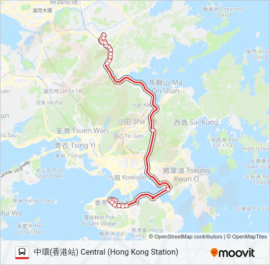 373 Bus Line Map
