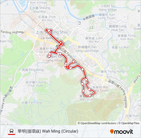 273D bus Line Map