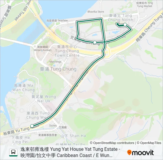 37P Bus Line Map