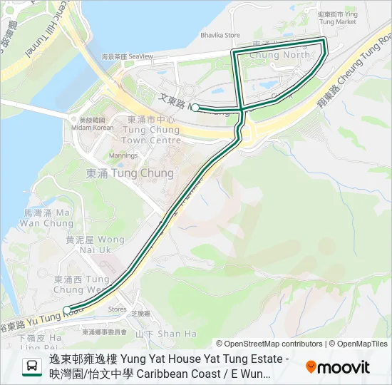 37P Bus Line Map
