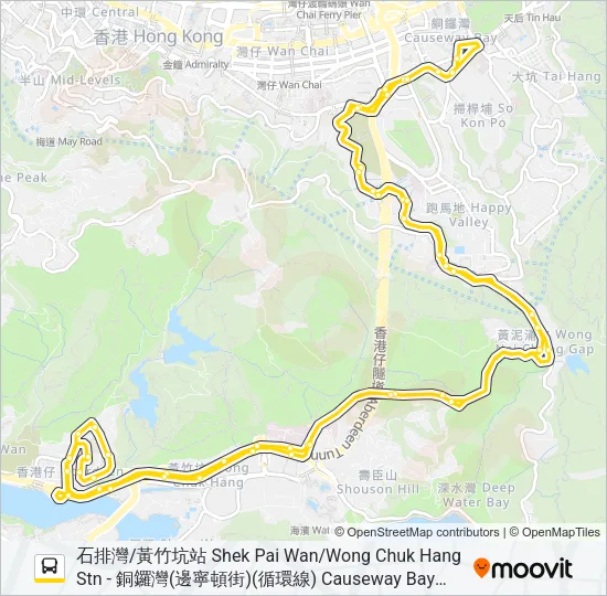 76 Bus Line Map