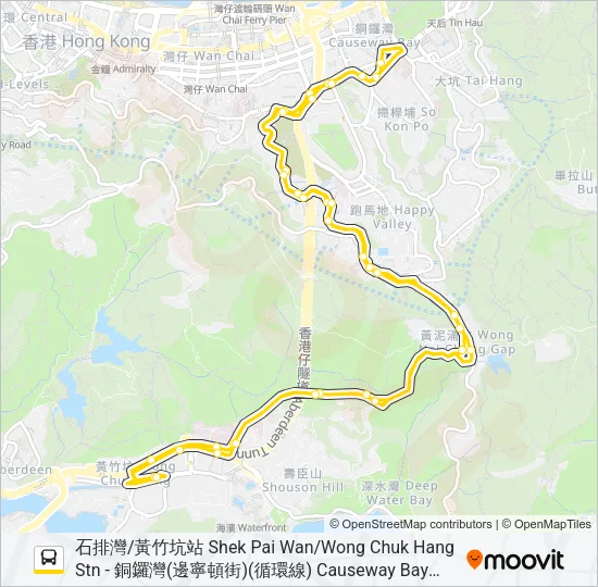 76 Bus Line Map