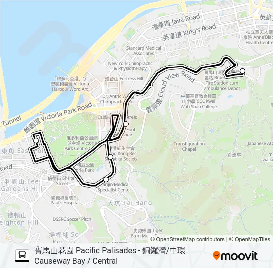 HR81 Bus Line Map