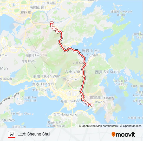 T277 Bus Line Map