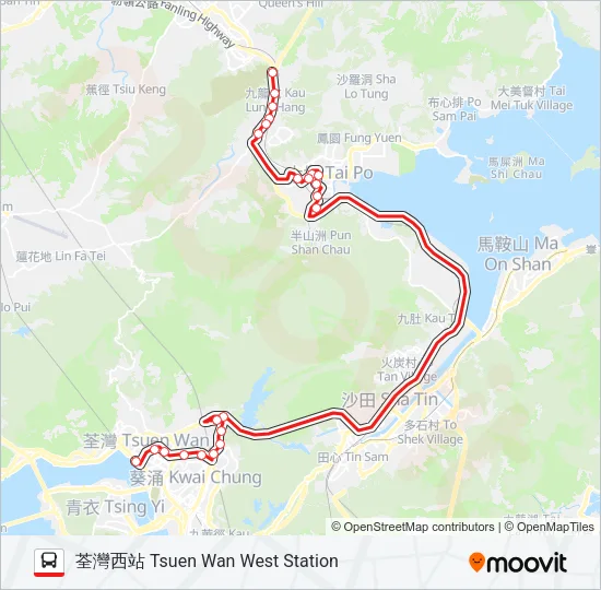 273C Bus Line Map