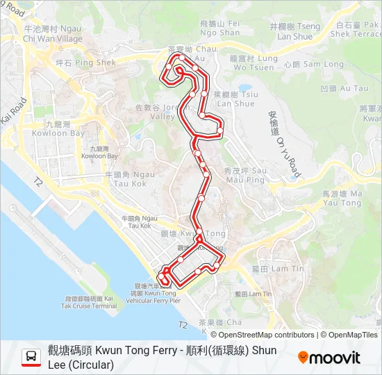 23 Bus Line Map