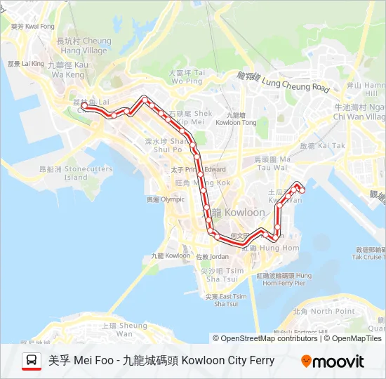 6C Bus Line Map