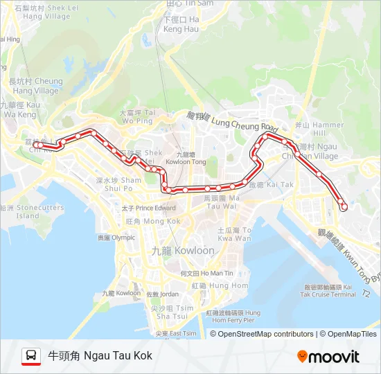6D Bus Line Map