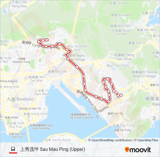 11C Bus Line Map