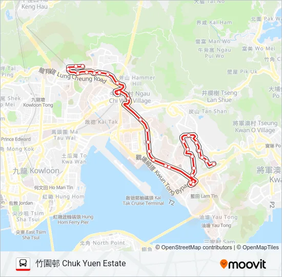 11C Bus Line Map