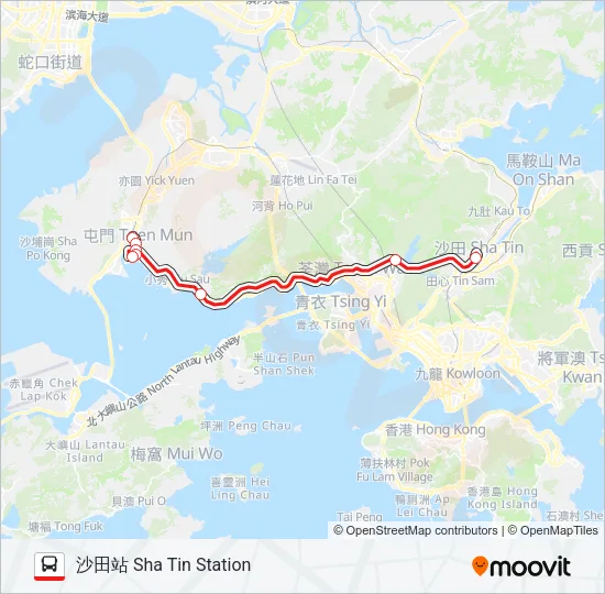 263 Bus Line Map