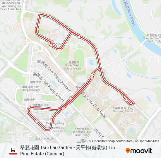 270 Bus Line Map