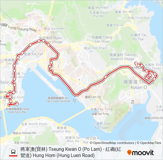 297 Bus Line Map