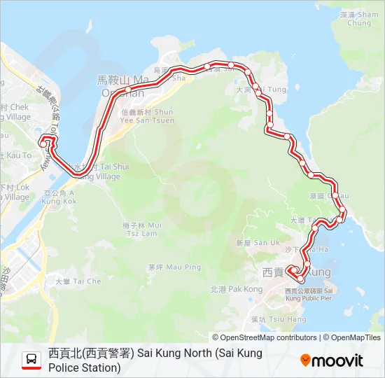 99R Bus Line Map