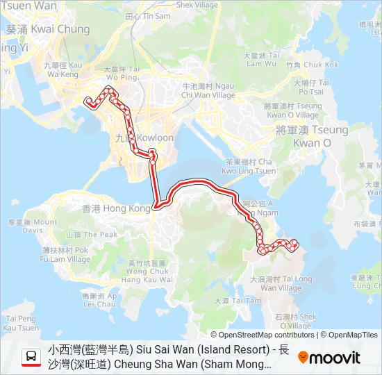 118 Bus Line Map