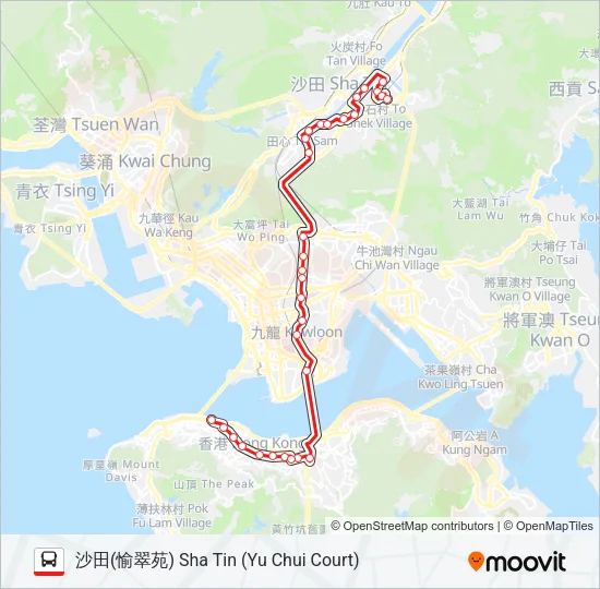 182 Bus Line Map
