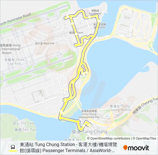 S1 Bus Line Map