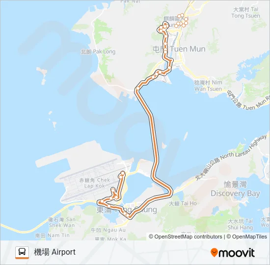 E33P Bus Line Map