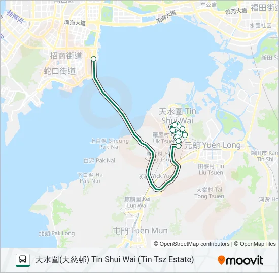 B2P Bus Line Map