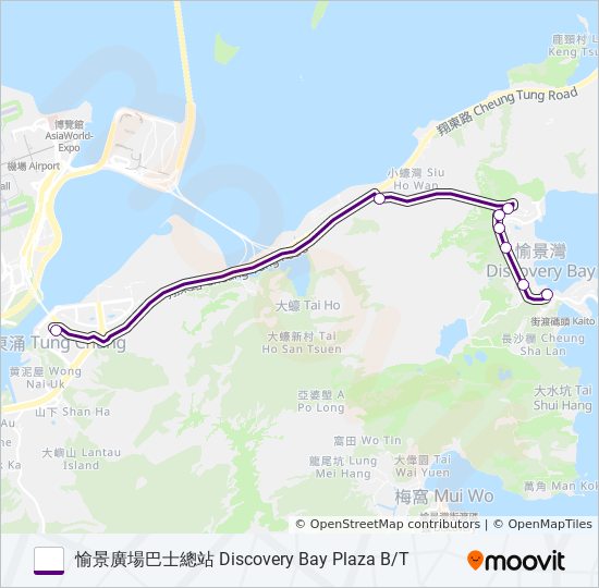 DB01R bus Line Map