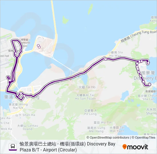 DB02R Bus Line Map