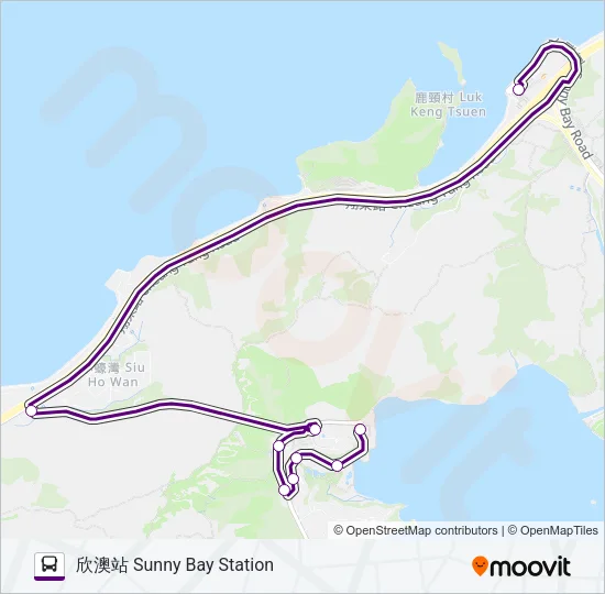 DB03P Bus Line Map