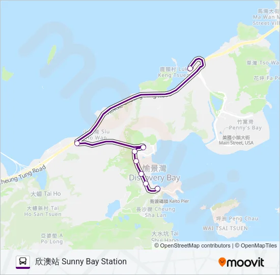 DB03R Bus Line Map