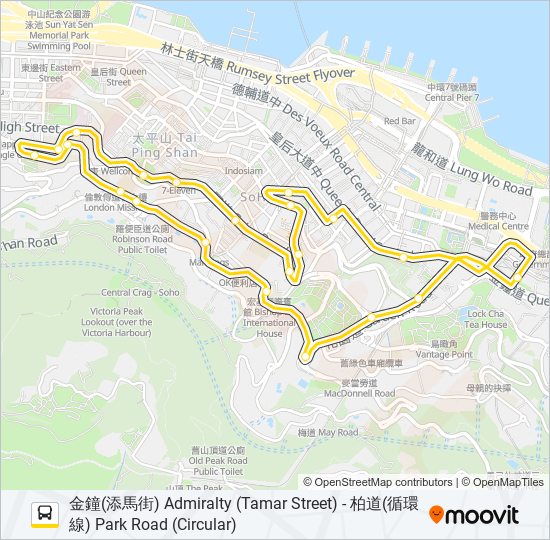 12M bus Line Map