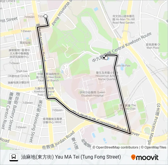 KR12 Bus Line Map