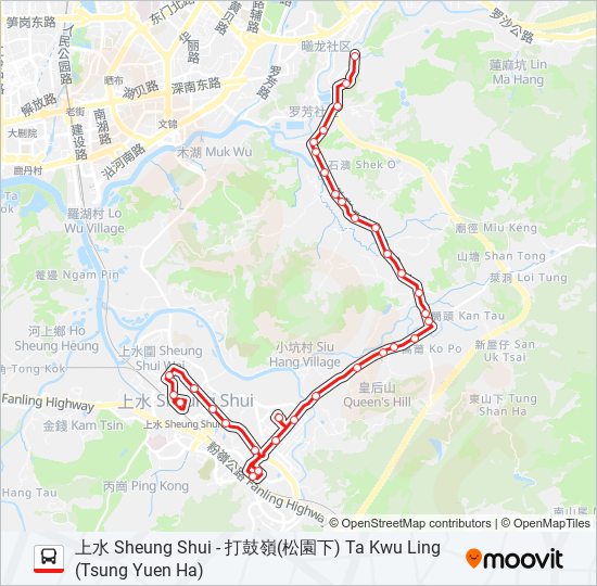 79K bus Line Map