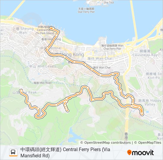 hong kong bus 15 route