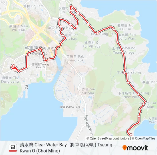 91R Bus Line Map