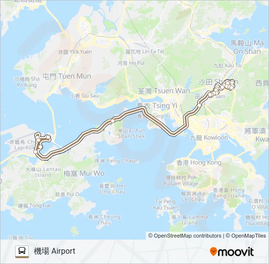 A41 Bus Line Map