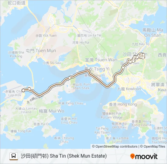 A41 Bus Line Map